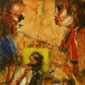 Bez tytułu, olej na płótnie, 92cm x 60cm. [MC47]