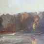 Pejzaż brązowy, olej na płycie, 30cm x 40cm, 2008r. [MC5]