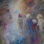 bez tytułu, olej na płótnie, 90cm x 90cm, 2010r. [MN11]