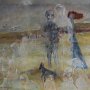 Idziemy do krainy szczęścia pozostawiając za sobą życie, olej na płótnie, 80cm x 100cm, 2008r. [MN4]