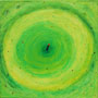 Wiroman zielony, acryl, 30cm x 30cm , 2011r. (TW13)